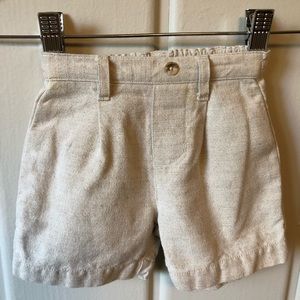 HANNA ANDERSSON | Cream linen shorts Size 50